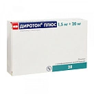 Диротон Плюс капс 1,5мг+20мг №28 