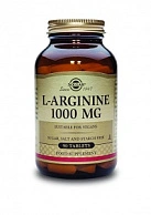 L-аргинин "Solgar" 1000 мг (БАД) тб 1000мг фл N90x1 Solgar Vitamin США 