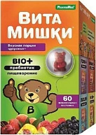 ВитаМишки Bio+ пребиотик пастилки жев №60 