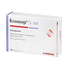 Конкор тб п/плен об 5мг бл пач карт N25x2 Нанолек ООО РОС 