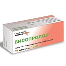 Бисопролол-СЗ тб п/плен об 10мг уп конт яч пач N10x5 Северная звезда РОС 