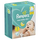 Подгузники "Pampers New baby" 2-5кг Newborn №27*1 