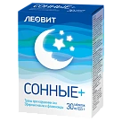 Сонные Плюс (БАД) тб 0.55г уп N30x1 Леовит нутрио РОС 