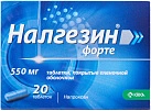 Налгезин форте тб п/плен об 550мг №20 