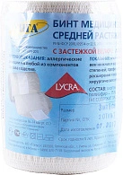 Бинт эластичный компрессионный "Унга" 3/3,5м N1 в ассортименте 
