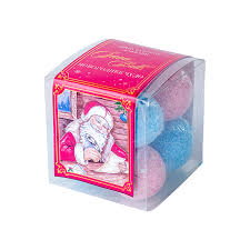  Набор шипучей соли для ванн Snow balls "Новогоднее чудо" 160г N1 