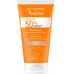  Флюид Avene солнцезащитный с тонир эффектом SPF50+ 50мл N1 