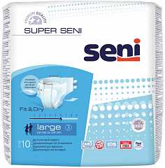  Подгузники Super Seni 75-150см 3L N10 