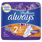 Прокладки гигиенические "Always" ультратонкие Platinum Normal Plus Single №8 
