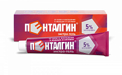  Пенталгин экстра-гель гель 5% 100г N1 