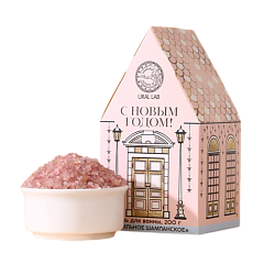  Соль для ванны Ural Lab аромат ванильное шампанское 200г N1 