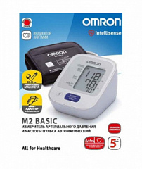  Тонометр Omron M2 Basic (автомат) адаптер+универсальная манжета N1 