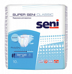  Подгузники для взрослых Super Seni Classic large L N10 