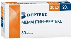  Мемантин-ВЕРТЕКС тб 20мг N30 