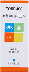  Тобрисс капли глазные 0.3% 5мл N1 