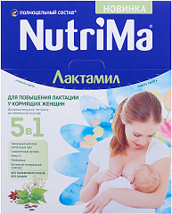  Продукт сухой специализированный для питания кормящих женщин Лактамил NutriMa 350г N1 