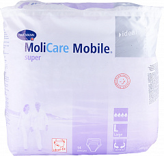  Трусы "Molicare Mobile super" впитыв. L N14 