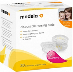  Прокладки на грудь "Medela" одноразовые N30 