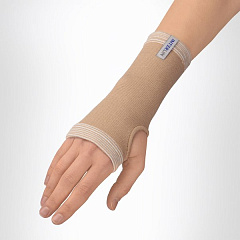 Бандаж эластичный на лучезапястный сустав регулируемый с петлей для большого пальцы руки (серия MED) N1 