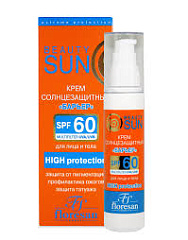  Крем солнцезащитный для лица и тела "Beauty Sun" Барьер SPF 60 75мл N1 