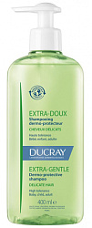 Шампунь "Ducray Extra-Doux" защитный для частого применения без парабенов 400мл №1 
