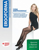 Чулки антиварикозные "Ergoforma" 1 класс компр 18-22мм.рт.ст 2разм (Черный) арт.211 