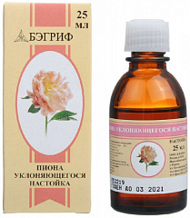  Пиона уклоняющегося настойка 25мл N1 