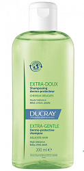 Шампунь "Ducray Extra-Doux" защитный для частого применения без парабенов 200мл №1 