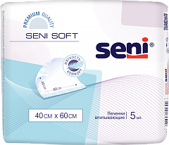  Пеленка гигиеническая Seni Soft 40см*60см N5 