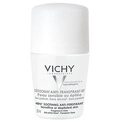  Дезодорант-шарик VICHY для очень чувствительной кожи 48 часов 50мл N2 