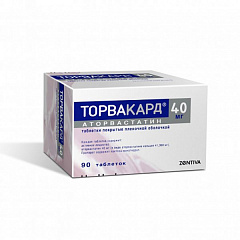  Торвакард тб 40мг N90 