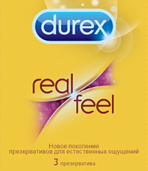  Презерватив DUREX real feel N3 