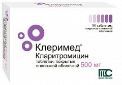  Клеримед тб 500мг N14 