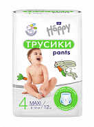 Подгузники-трусики Bella baby happy 8-14кг N12 