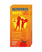 Ибупрофен форте сусп д/пр внут д/д клубника 40мг/мл 100г 80мл Фармстандарт 