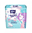 Прокладки гигиенические "Bella for teens" Ультра Сенситив №10 