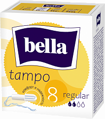  Тампоны "Bella" регуляр без аппликатора N8 