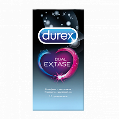  Презерватив DUREX анестетиком dual extase N12 