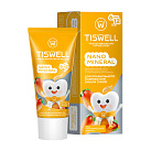 Зубная паста "Tiswell " реминерализующая с наногидроксиапатитом детская с 6 лет Тропическое манго 60г туба в пач карт N1x1 Юнилевер Русь РОС 