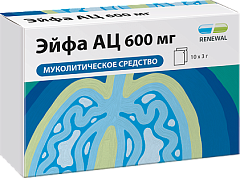  Эйфа АЦ гран 600мг 3г N10 