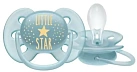 Пустышка "Авент" силиконовая Ultra soft Hello star для мальчиков 6-18мес арт.SCF528/01 N1 