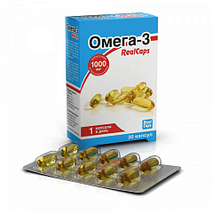  Омега-3 RealCaps (БАД) капс 1400мг N30 