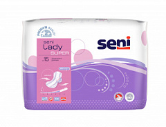  Прокладки при недержании Seni Lady super N15 