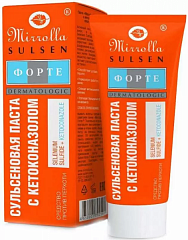  Паста сульсеновая "Сульсен Форте" с кетоконазолом против перхоти 75мл N1 