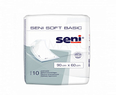  Пеленка гигиеническая Seni Soft Basic 90см*60см N10 