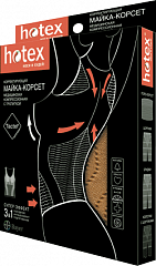  Майка корсет Hotex чёрная безразмерная N1 