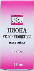  Пиона настойка 25мл N1 