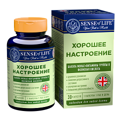  Хорошее настроение "Sense of Life (Сенс оф лайф)" (БАД) капс 623мг N30 