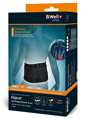  Корсет ортопедический пояснично-крестцовый фиксирующие ремни, ребра жесткости, поддержка спины L N1 