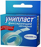 Лейкопластырь фиксирующий "Унипласт" на нетканой основе 1,25х500см N1 